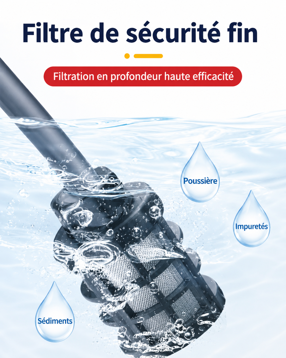 	Détail du réservoir d’eau du nettoyeur haute pression