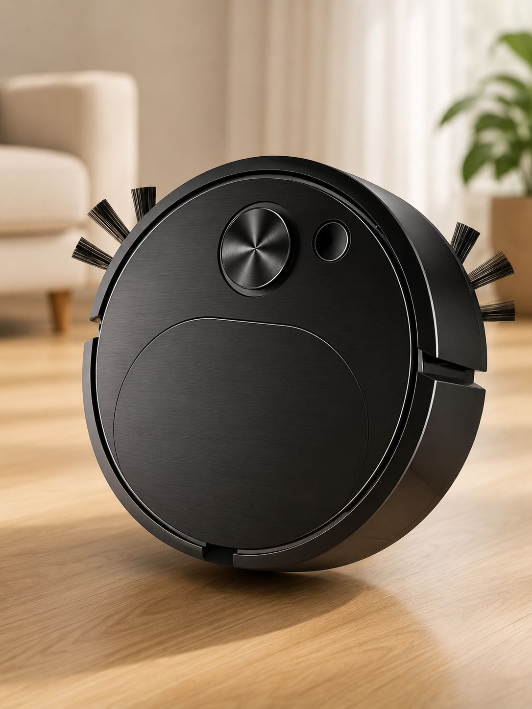 	Robot aspirateur en action – mode balayage et lavage