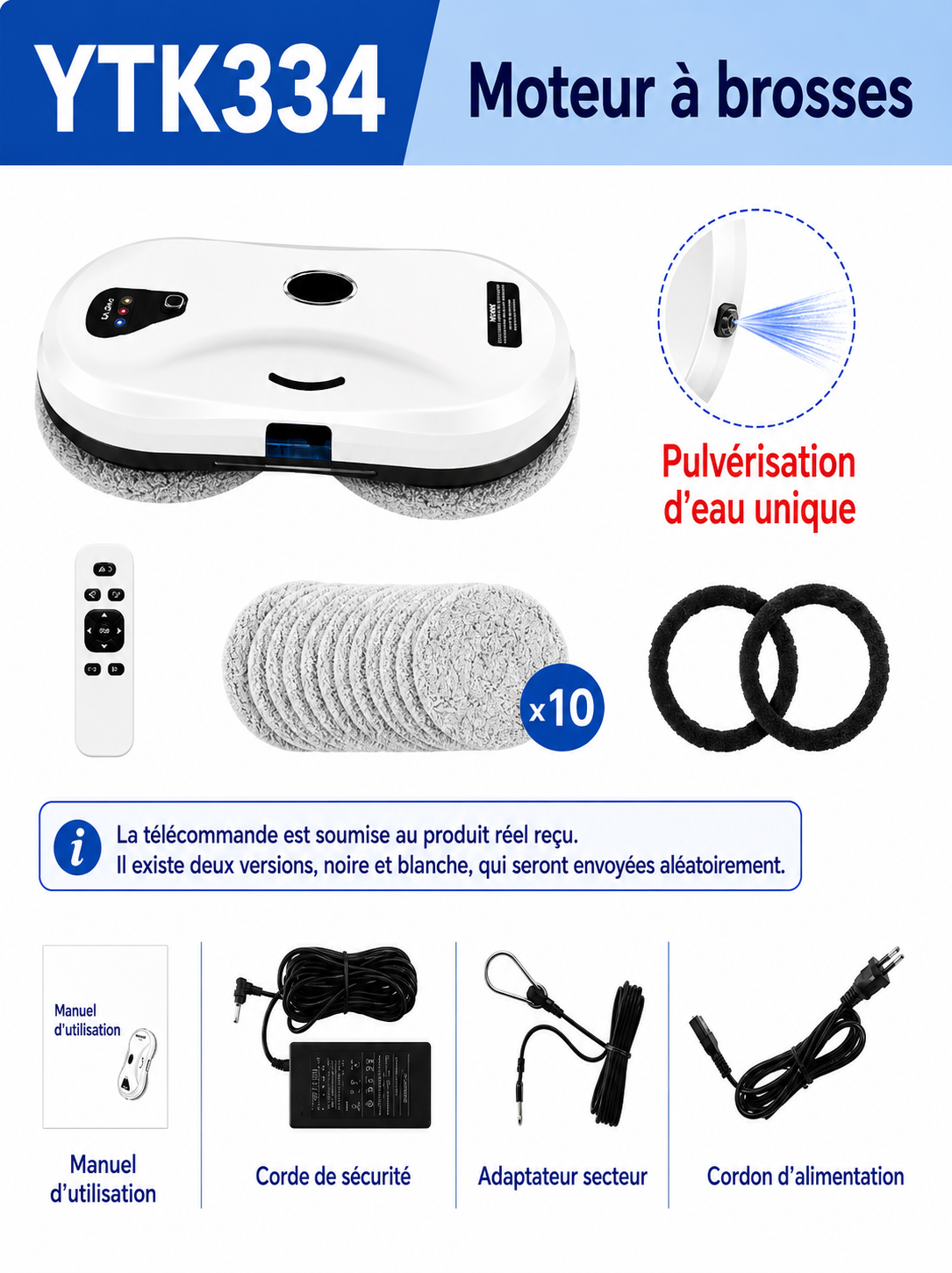 	Robot nettoyeur de vitres Techlynx – silencieux et efficace