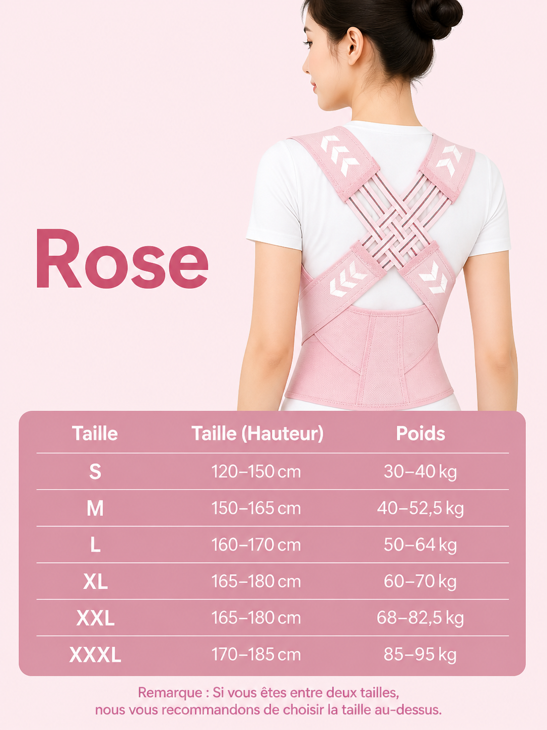 Correcteur de Posture & Ceinture Lombaire – Soutien Dorsal Réglable