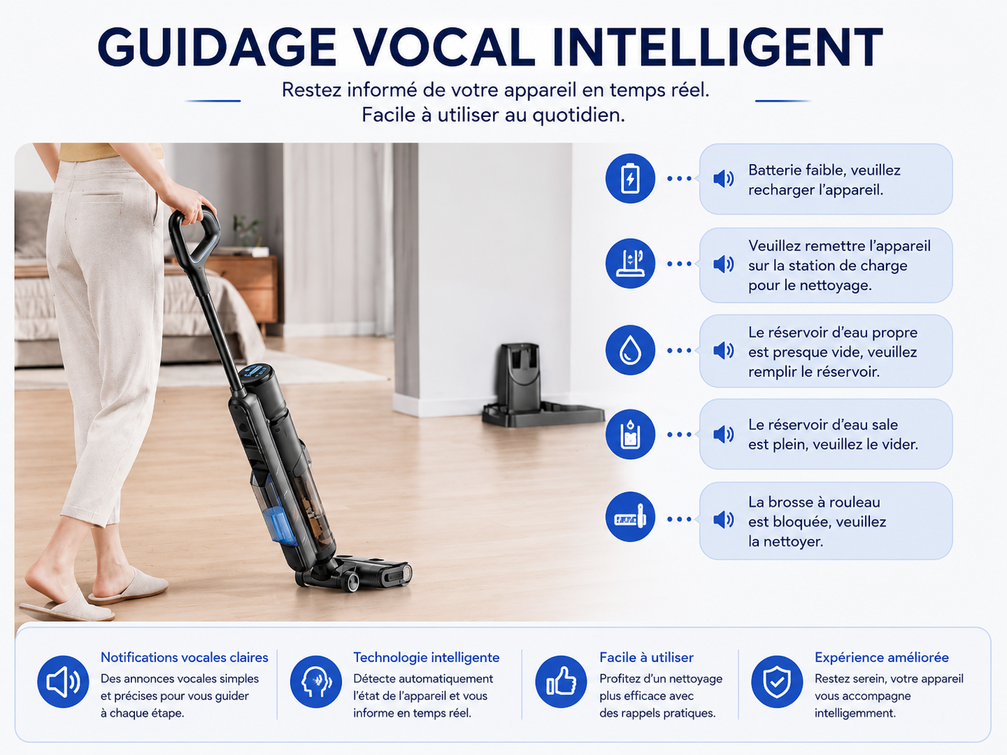 	Aspirateur sans fil Laresar M3 – batterie et autonomie