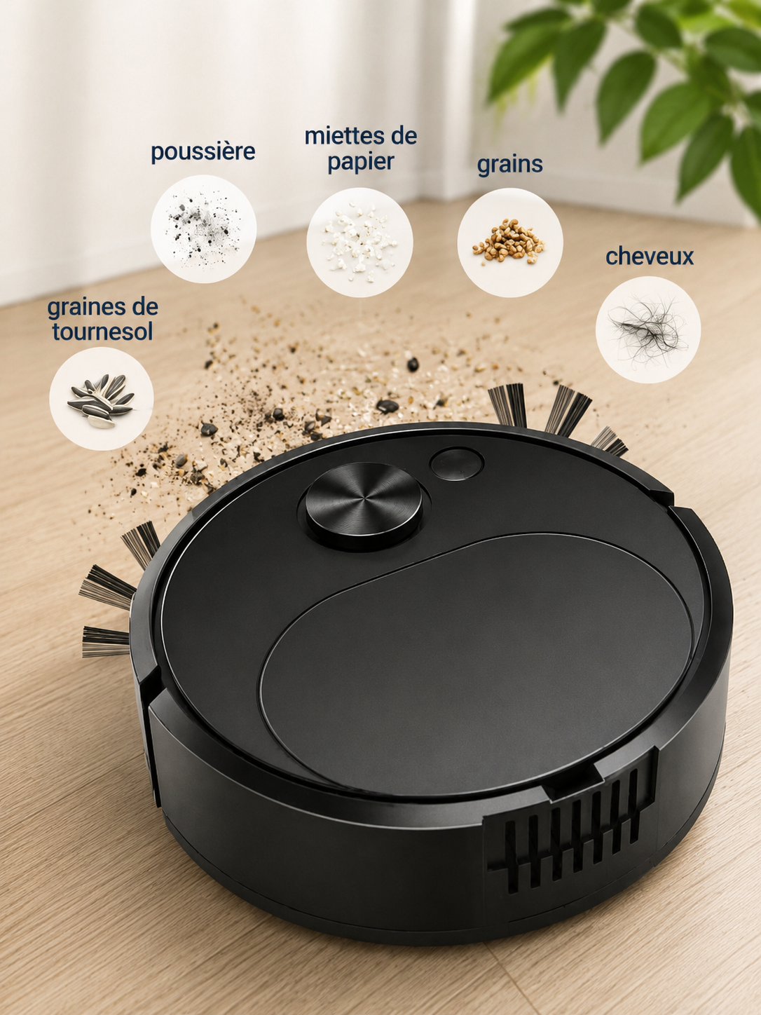 	Robot aspirateur Techlynx – silencieux 70dB