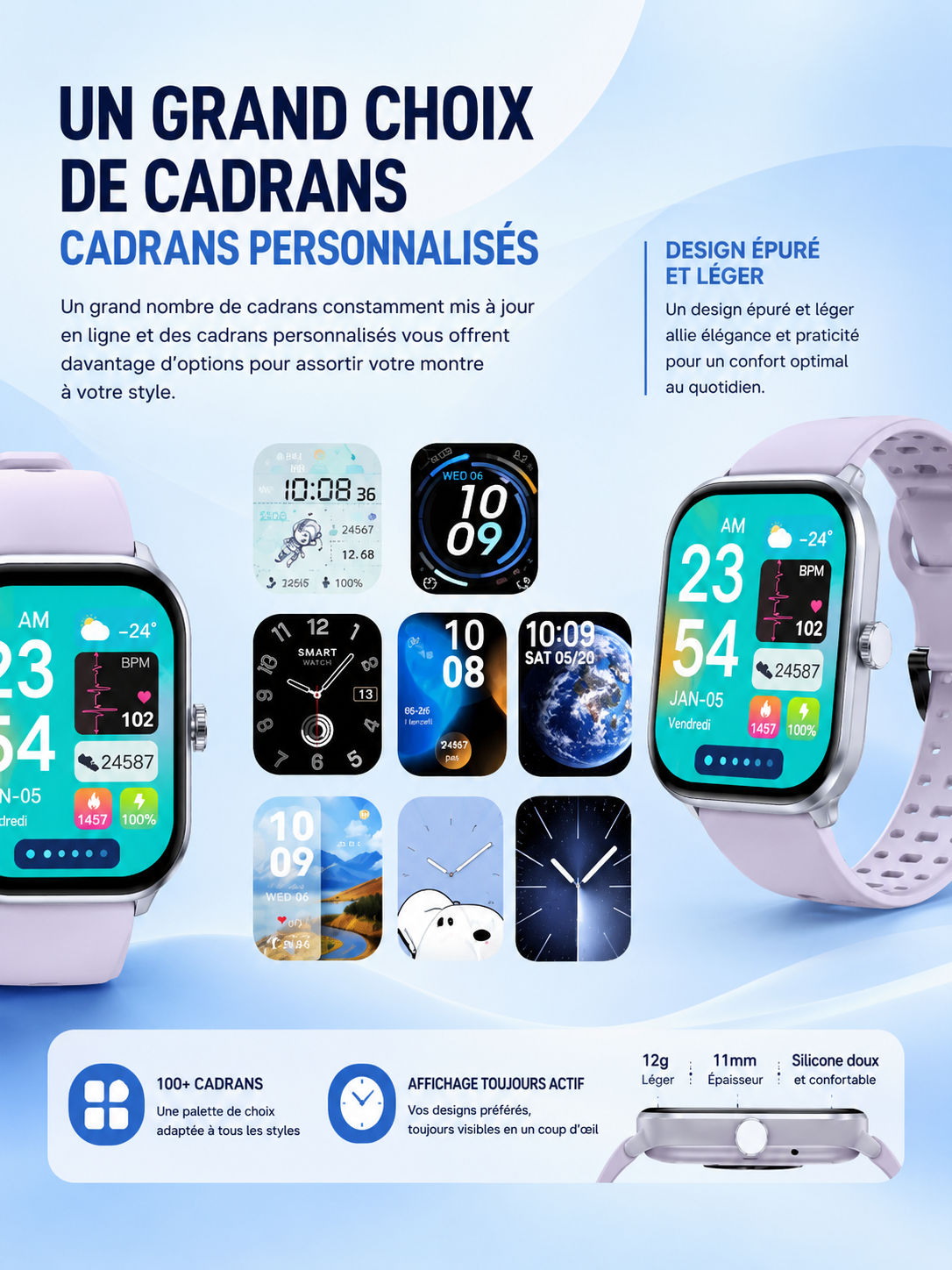 Bracelet connecté Xiaomi – smartphone de notifications