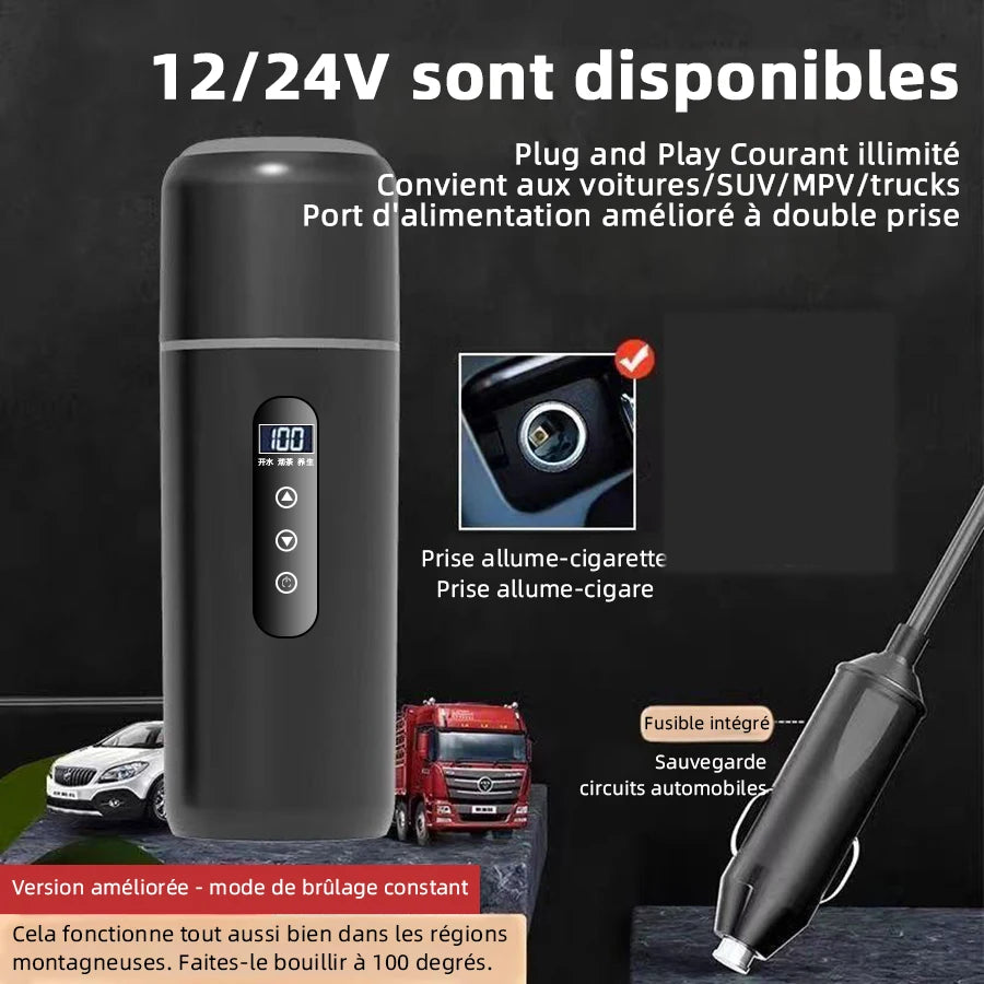 Chauffe-eau 12V/24V – camion et camping-car compatible