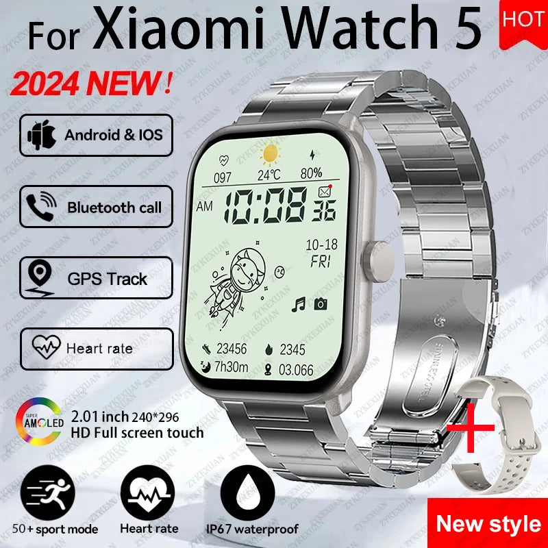 	Xiaomi Watch 5 – compatible iOS et Android