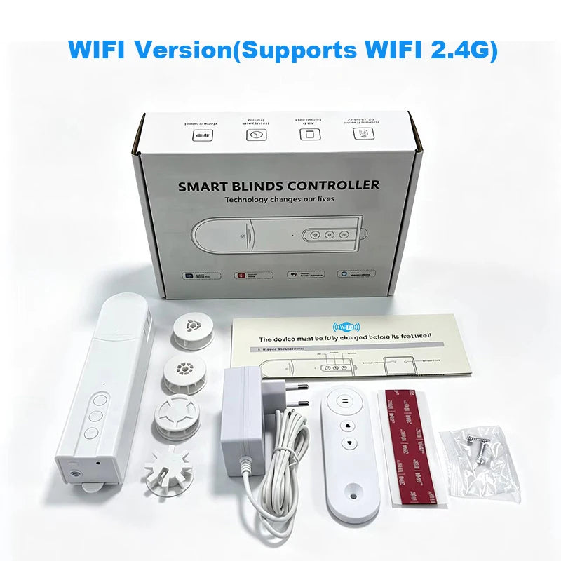 Moteur de rideau connecté Wi-Fi / Zigbee – Motorisation pour stores et rideaux, compatible Tuya & Smart Life