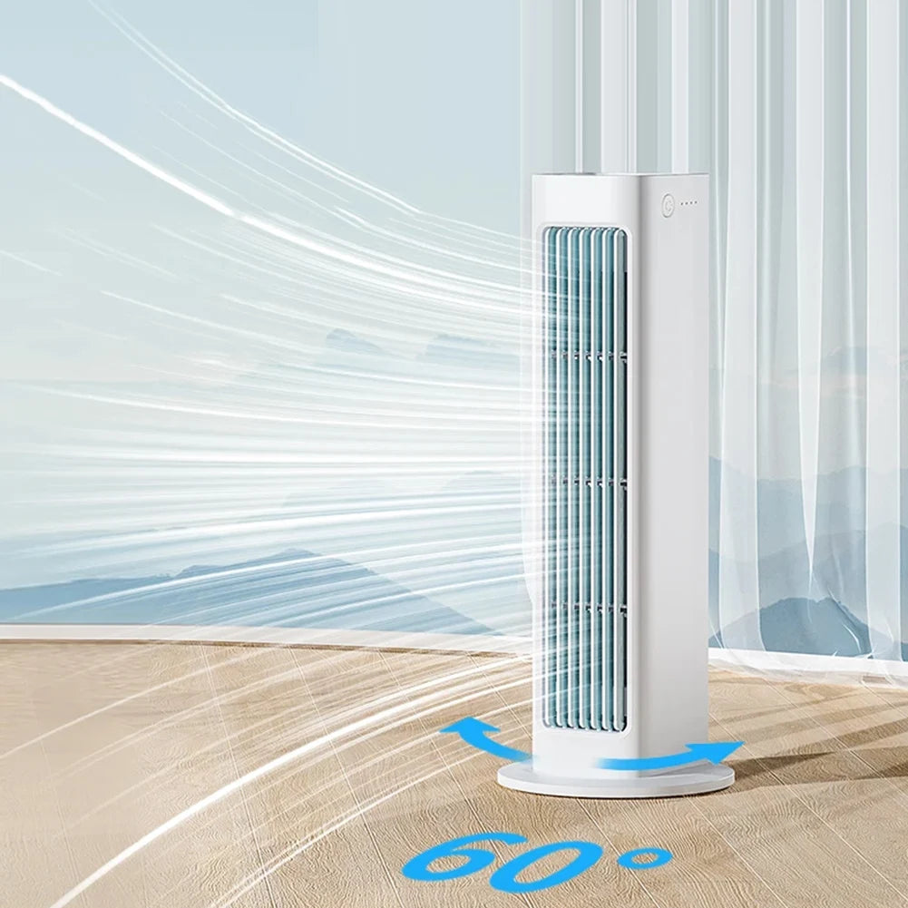 Ventilateur Sans Lames Rechargeable – 3 Vitesses, Batterie 3000mAh, Silencieux