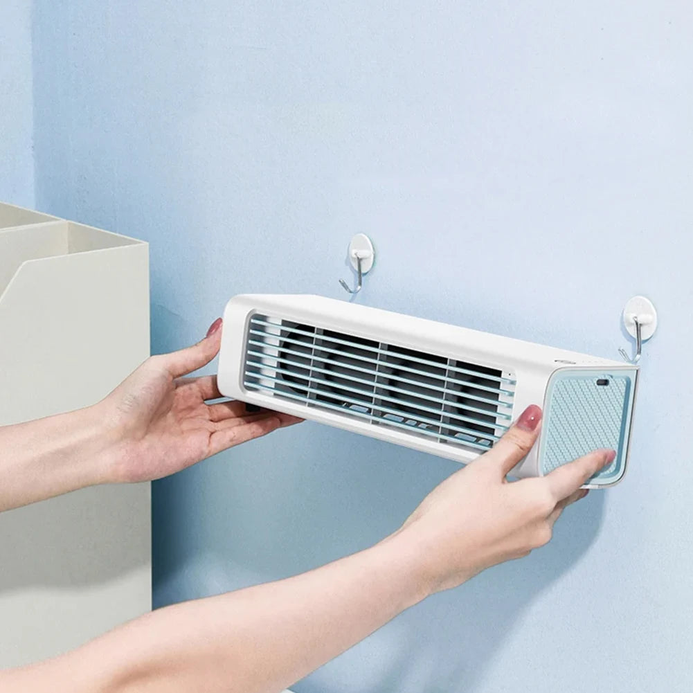 Ventilateur Sans Lames Rechargeable – 3 Vitesses, Batterie 3000mAh, Silencieux