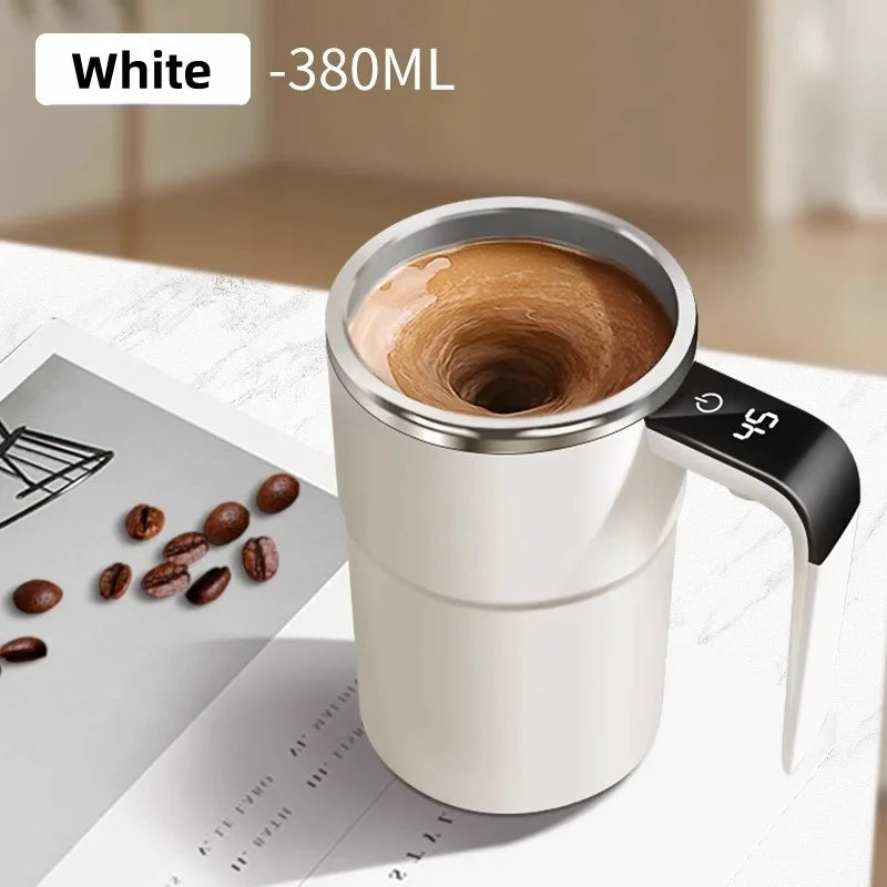 	Mug auto-mélangeur 380ml – design moderne et élégant
