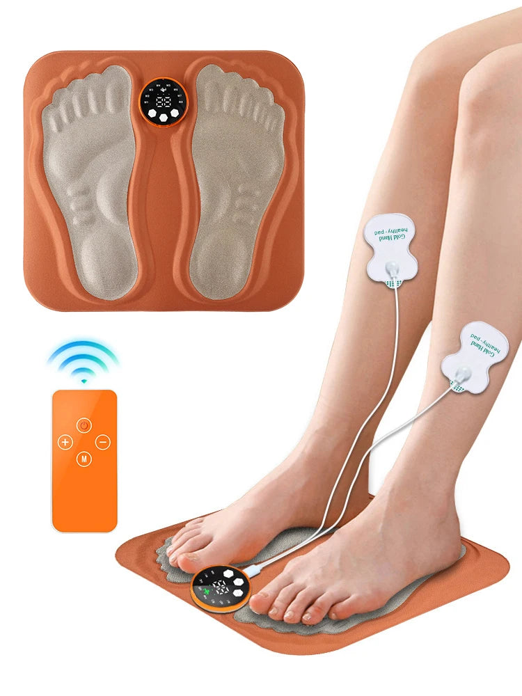 Tapis Masseur de Pieds 3D – Stimulation EMS, 6 Modes, Rechargeable
