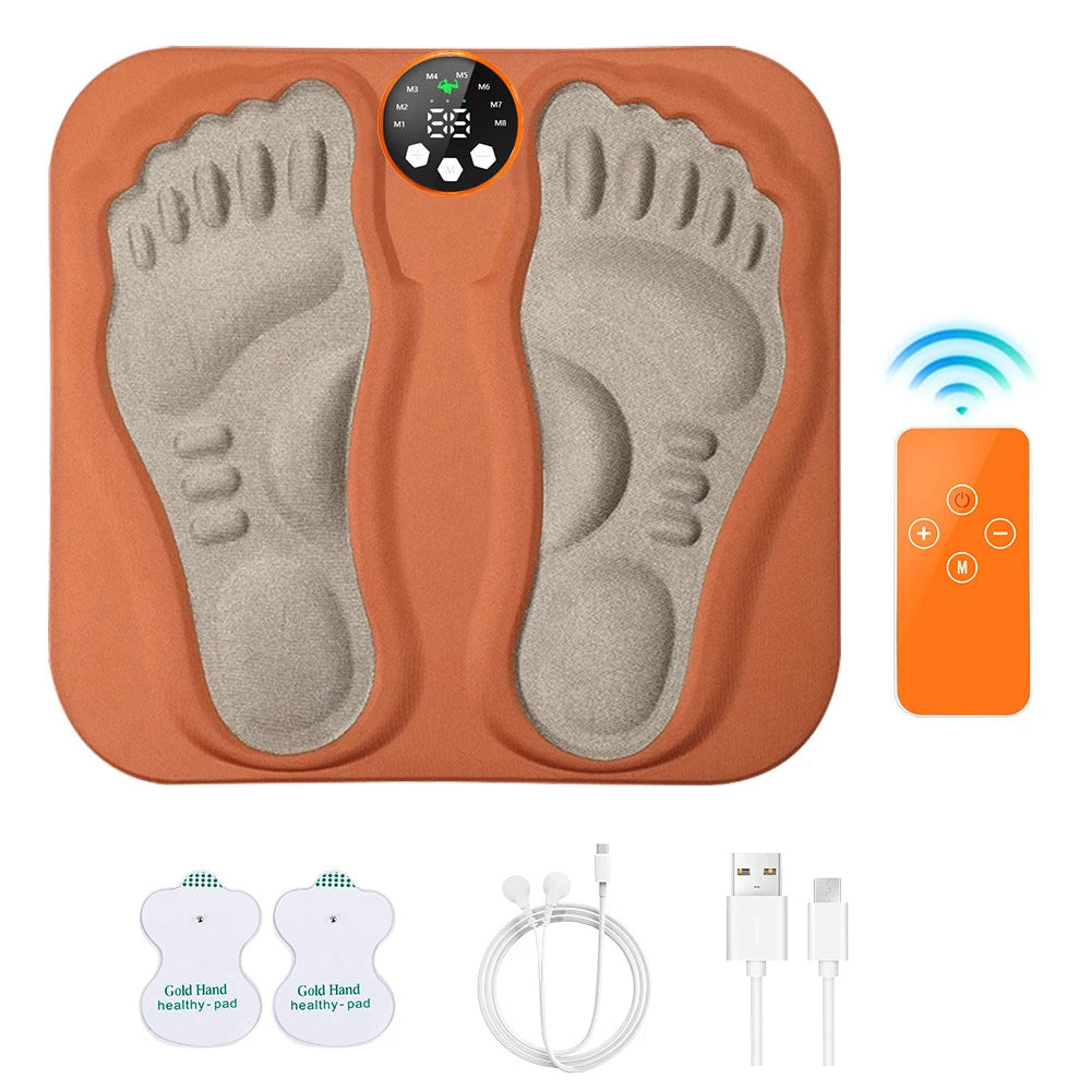 	Détail de la surface de massage multizone du tapis