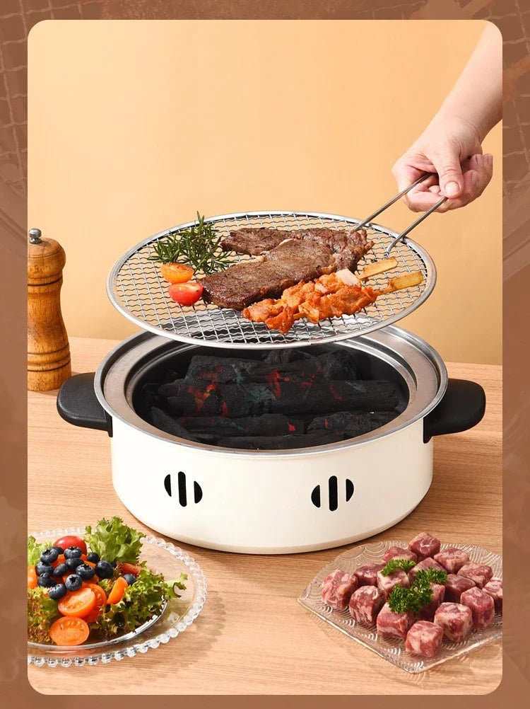 	Barbecue portable 28cm – acier résistant à la chaleur