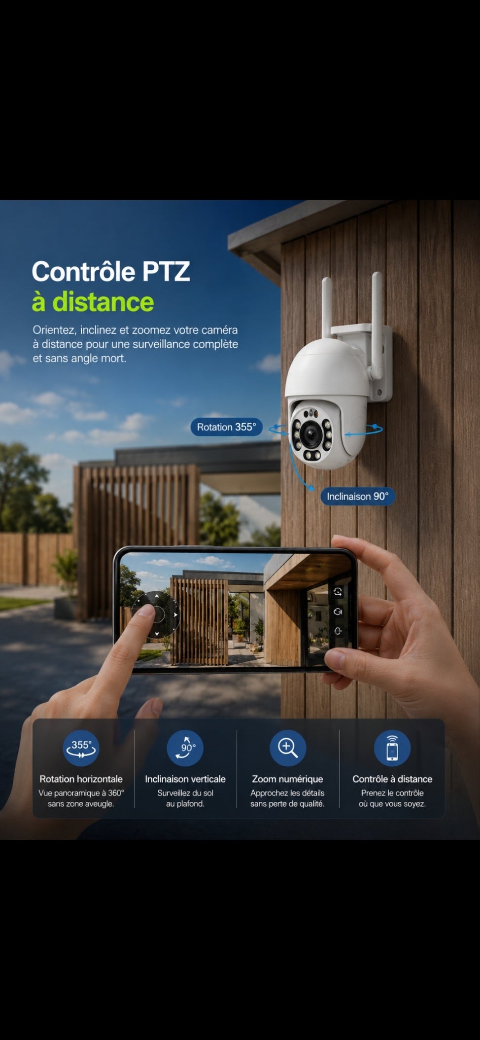 Caméra de surveillance – détection de mouvement