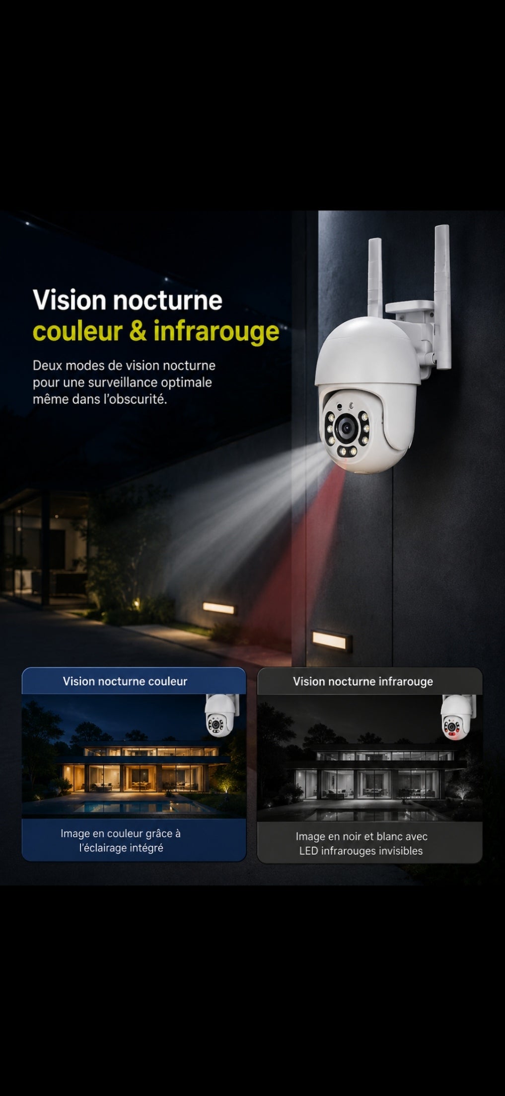 	Caméra surveillance WiFi – connexion et configuration