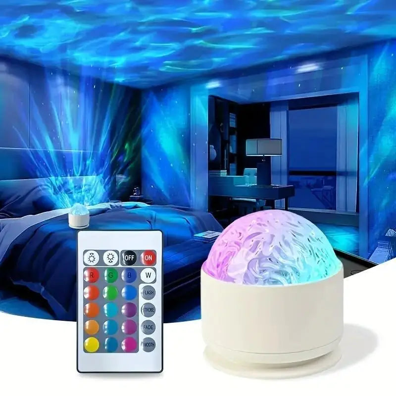 	Lampe Galaxie Techlynx – rotation 360° et télécommande