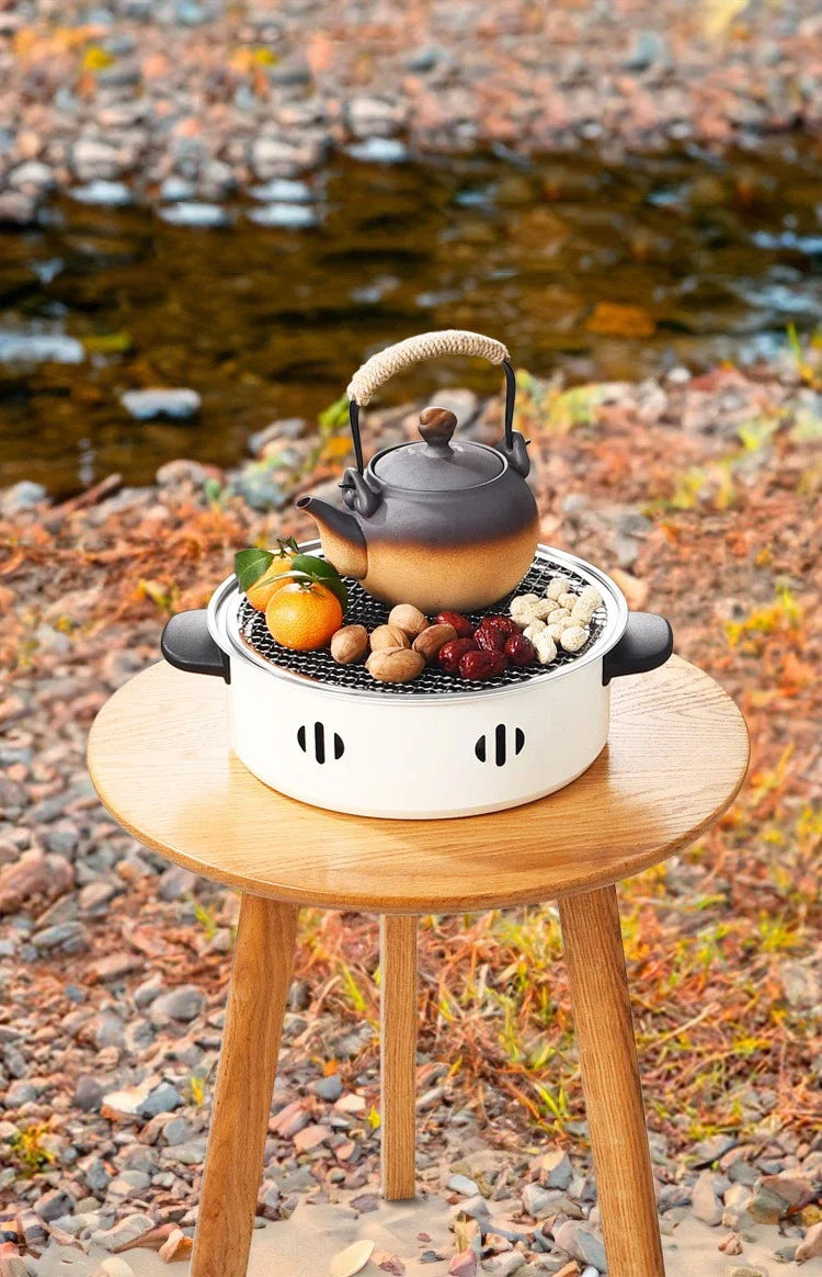 	Barbecue au charbon – cuisson conviviale en plein air