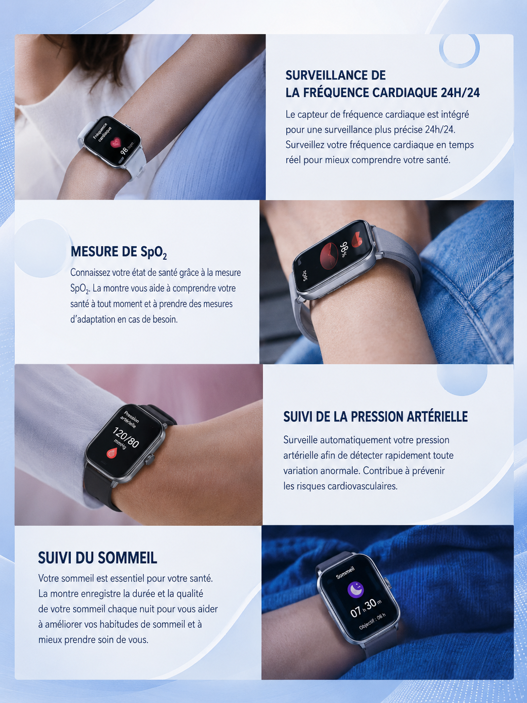 Bracelet Connecté Xiaomi Watch 5 — AMOLED, Appels Bluetooth & Suivi Santé